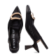 HISPANITAS</br>Γυναικείες Γόβες Slingback Μαύρο Δέρμα HV253957 Hispanitas HISPANITAS</br>Γυναικείες Γόβες Slingback Μαύρο Δέρμα HV253957 Hispanitas