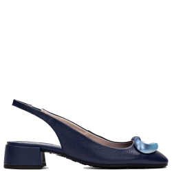 Γυναικεία Slingback Μπλε Δέρμα HV253993 Hispanitas