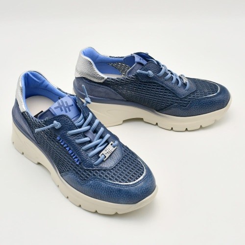 Hispanitas HV264712 Γυναικεία Sneakers Μπλε Δέρμα