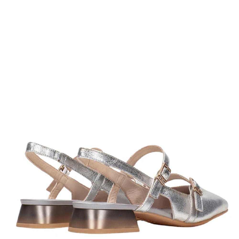 HISPANITAS</br>Γυναικεία Slingback Ασημί Δέρμα HV253922 Hispanitas HISPANITAS</br>Γυναικεία Slingback Ασημί Δέρμα HV253922 Hispanitas