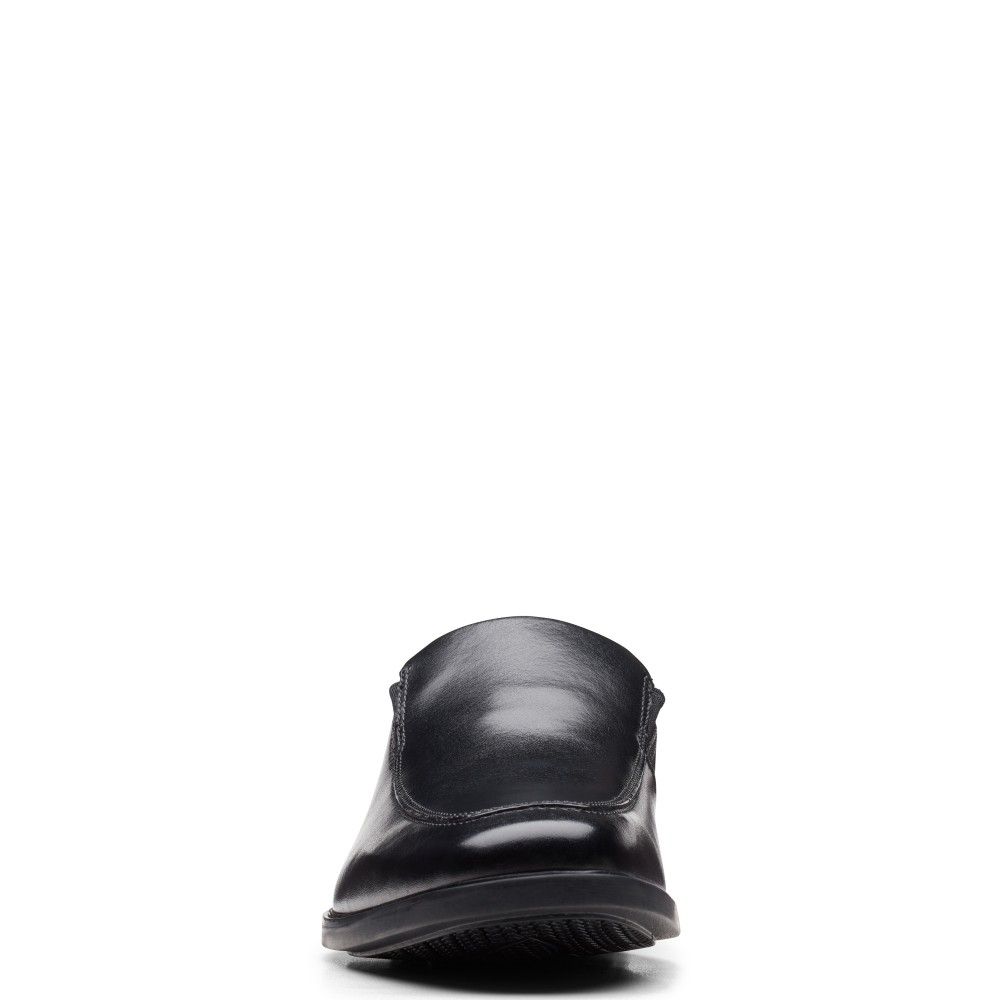 CLARKS</br>Ανδρικά Μοκασίνια Μαύρο Δέρμα HOWARD EDGE Clarks CLARKS</br>Ανδρικά Μοκασίνια Μαύρο Δέρμα HOWARD EDGE Clarks