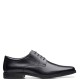 CLARKS</br>Ανδρικά Δετά Παπούτσια Μαύρο Δέρμα HOWARD WALK Clarks CLARKS</br>Ανδρικά Δετά Παπούτσια Μαύρο Δέρμα HOWARD WALK Clarks
