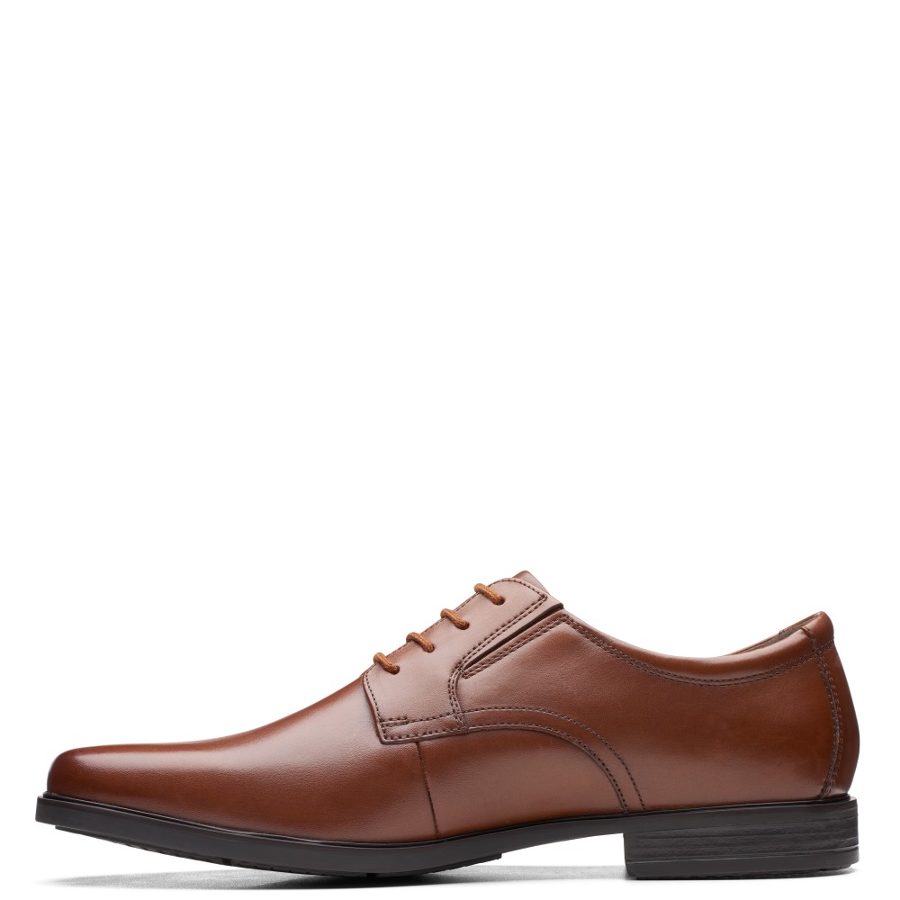 CLARKS</br>Ανδρικά Δετά Παπούτσια Ταμπά Δέρμα HOWARD WALK Clarks CLARKS</br>Ανδρικά Δετά Παπούτσια Ταμπά Δέρμα HOWARD WALK Clarks