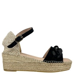 Γυναικείες Πλατφόρμες Μαύρο Suede JAKI10 Macarena