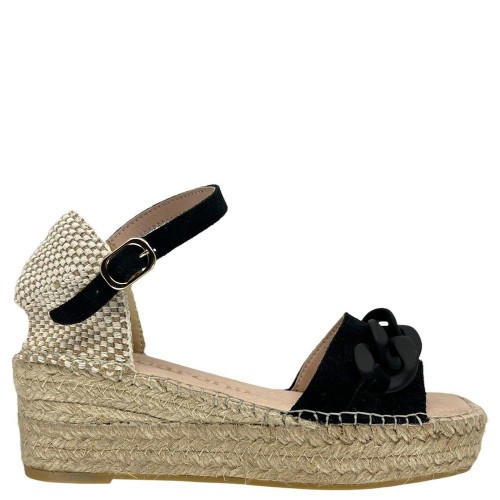 Γυναικείες Πλατφόρμες Μαύρο Suede JAKI10 Macarena Γυναικείες Πλατφόρμες Μαύρο Suede JAKI10 Macarena