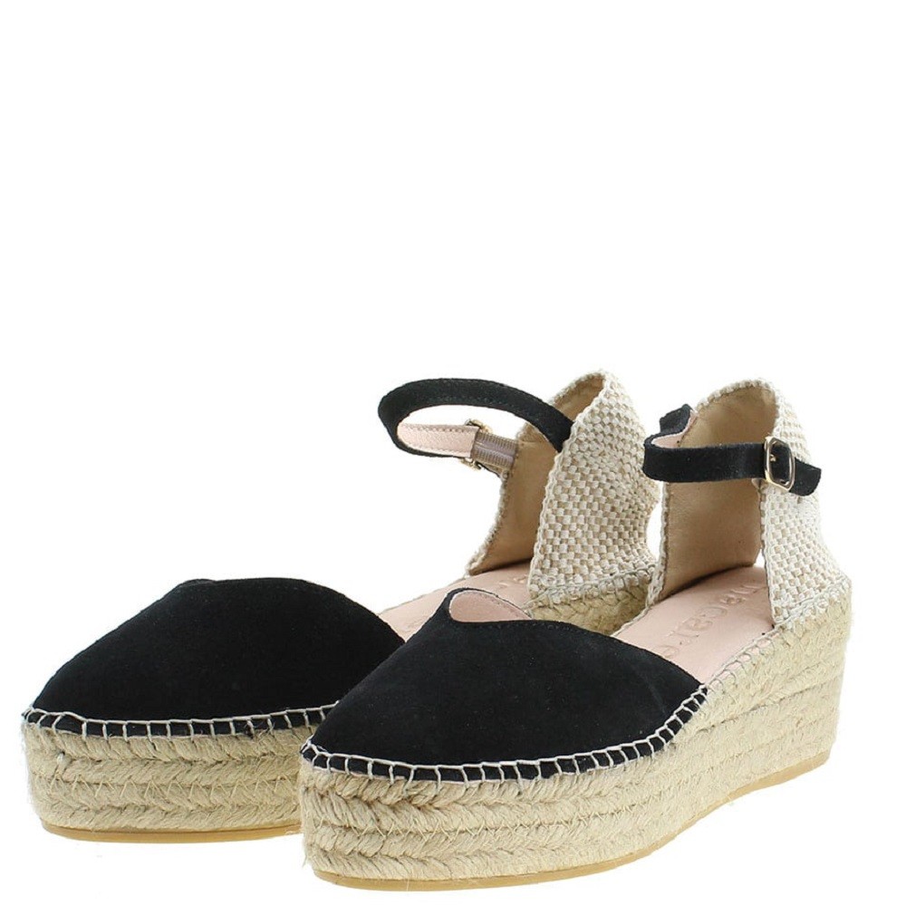 MACARENA</br>Γυναικείες Πλατφόρμες Μαύρο Suede JAVA22 Macarena