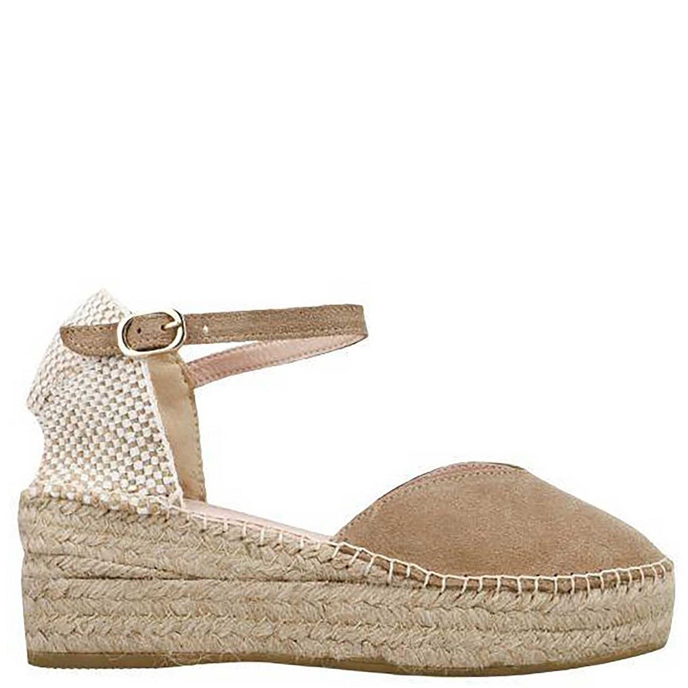 MACARENA</br>Γυναικείες Πλατφόρμες Μπεζ Suede JAVA22 Macarena