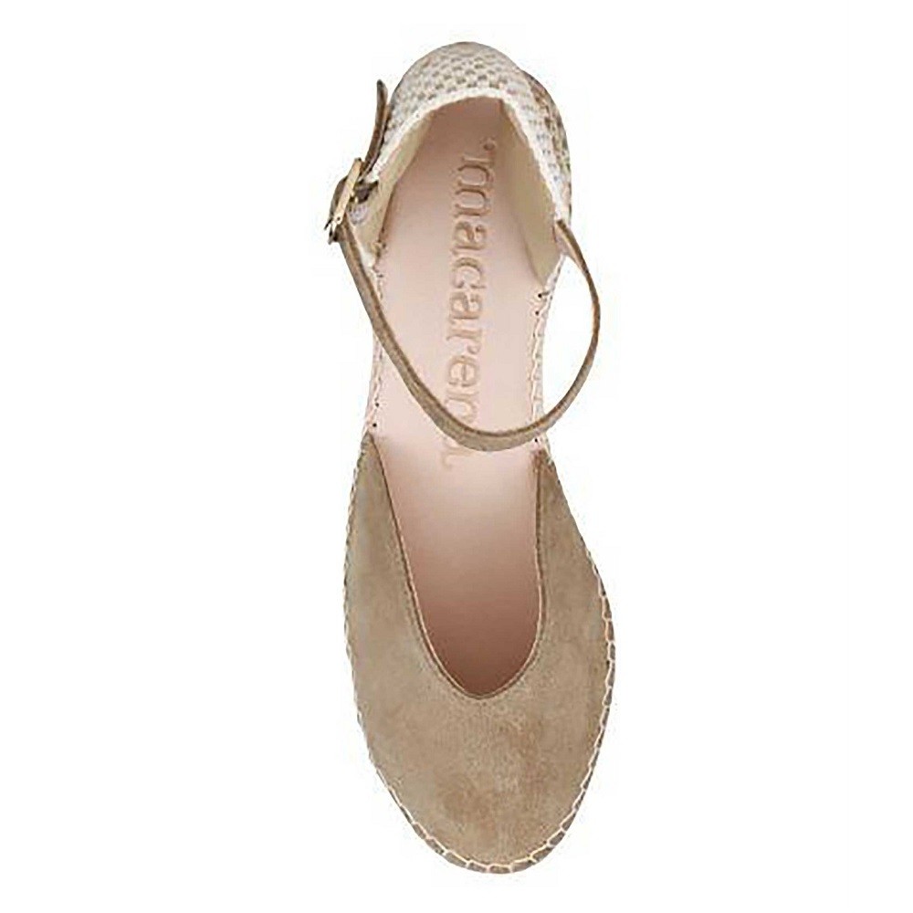 MACARENA</br>Γυναικείες Πλατφόρμες Μπεζ Suede JAVA22 Macarena