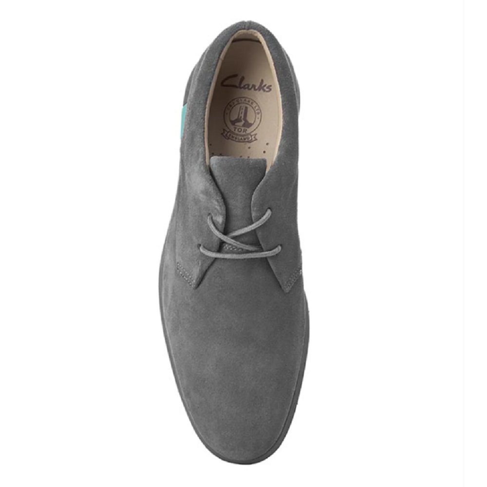 CLARKS</br>Ανδρικά Δετά Παπούτσια Γκρι Suede JAVAN WALK Clarks CLARKS</br>Ανδρικά Δετά Παπούτσια Γκρι Suede JAVAN WALK Clarks