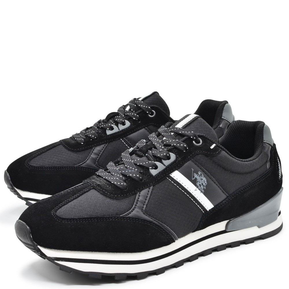 U.S. POLO ASSN.</br>Ανδρικά Sneakers Μαύρο JONAS003-BLK U.S. Polo Assn. U.S. POLO ASSN.</br>Ανδρικά Sneakers Μαύρο JONAS003-BLK U.S. Polo Assn.