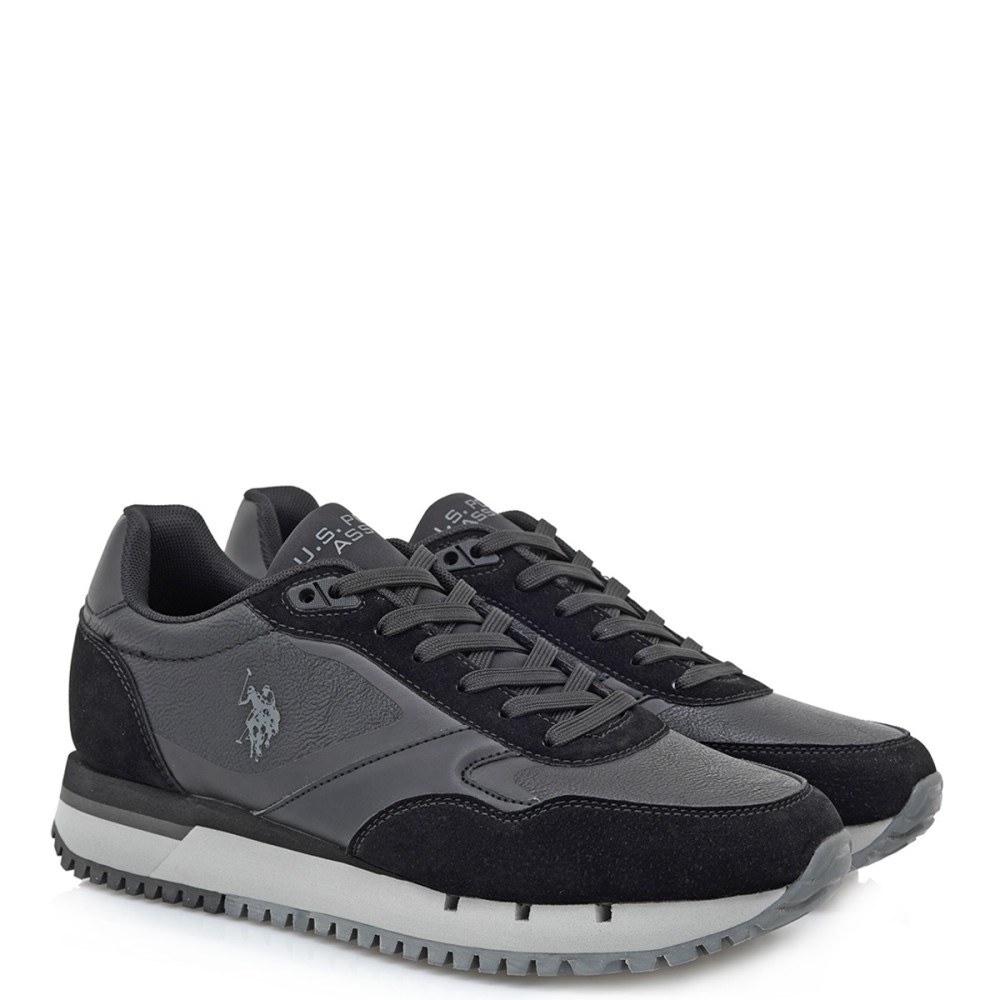 U.S. POLO ASSN.</br>Ανδρικά Sneakers Μαύρο JUSTIN001-BLK U.S. Polo Assn. U.S. POLO ASSN.</br>Ανδρικά Sneakers Μαύρο JUSTIN001-BLK U.S. Polo Assn.