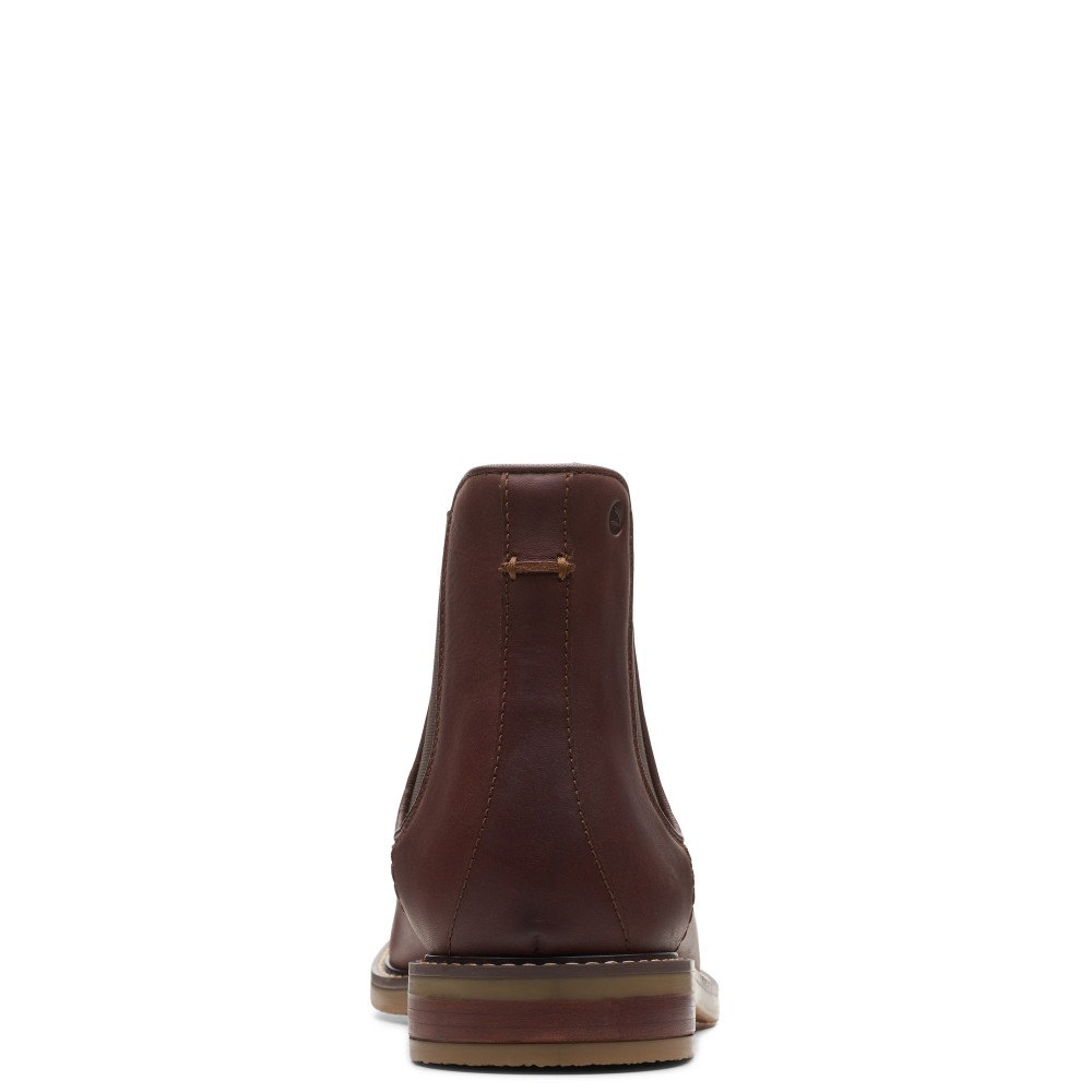 CLARKS</br>Ανδρικά Μποτάκια Ταμπά Δέρμα JAXEN CHELSEA Clarks CLARKS</br>Ανδρικά Μποτάκια Ταμπά Δέρμα JAXEN CHELSEA Clarks