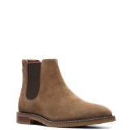 Clarks JAXEN CHELSEA Ανδρικά Μποτάκια Μπεζ Chelsea Suede 