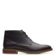 CLARKS</br>Ανδρικά Μποτάκια Καφέ Δέρμα JAXEN MID Clarks