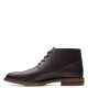 CLARKS</br>Ανδρικά Μποτάκια Καφέ Δέρμα JAXEN MID Clarks