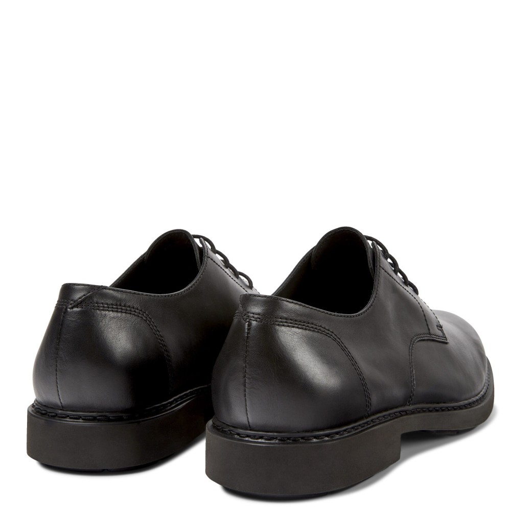 CAMPER</br>Ανδρικά Δετά Παπούτσια Μαύρο Δέρμα NEUMAN K100152-021 Camper CAMPER</br>Ανδρικά Δετά Παπούτσια Μαύρο Δέρμα NEUMAN K100152-021 Camper