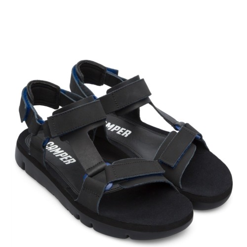 Ανδρικά Πέδιλα Μαύρο Δέρμα ORUGA SANDAL K100416-005 Camper Ανδρικά Πέδιλα Μαύρο Δέρμα ORUGA SANDAL K100416-005 Camper