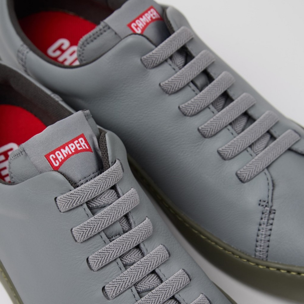 CAMPER</br>Ανδρικά Sneakers Γκρι Δέρμα PEU TOURING K100479-056 Camper CAMPER</br>Ανδρικά Sneakers Γκρι Δέρμα PEU TOURING K100479-056 Camper