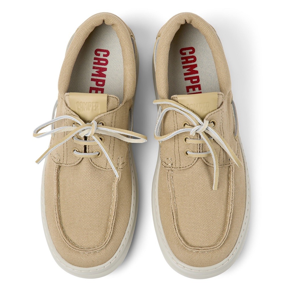 CAMPER</br>Ανδρικά Boat-shoes/Ιστιοπλοϊκά Μπεζ RUNNER FOUR K100804-007 Camper CAMPER</br>Ανδρικά Boat-shoes/Ιστιοπλοϊκά Μπεζ RUNNER FOUR K100804-007 Camper