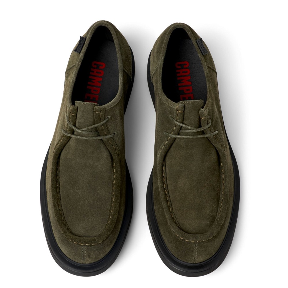 CAMPER</br>Ανδρικά Δετά Παπούτσια Χακί Suede NORMAN K100999-002 Camper CAMPER</br>Ανδρικά Δετά Παπούτσια Χακί Suede NORMAN K100999-002 Camper