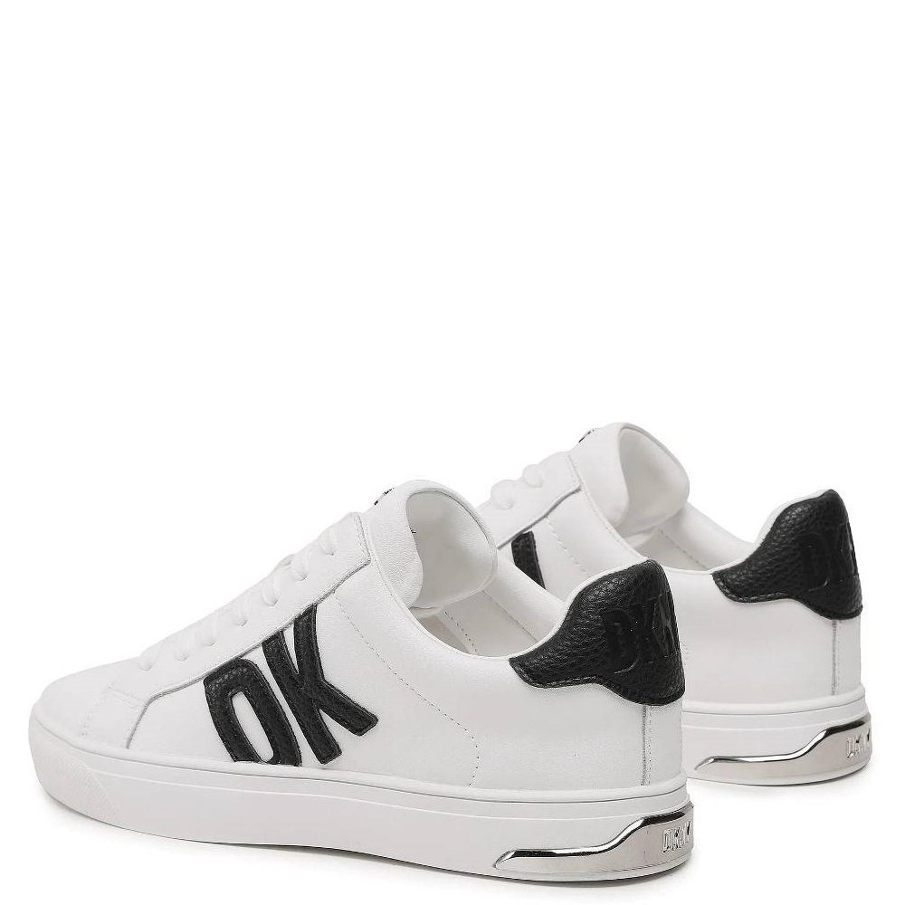DKNY</br>DKNY ABENI K1300916-QZC Γυναικεία Sneakers Λευκό/Μαύρο Δέρμα DKNY</br>DKNY ABENI K1300916-QZC Γυναικεία Sneakers Λευκό/Μαύρο Δέρμα