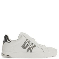 Γυναικεία Sneakers Λευκό/Ασημί Δέρμα ABENI K1552711-4WN DKNY