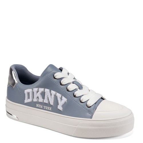 DKNY YORK K1622056-SLT Γυναικεία Lace Up Sneakers Γαλάζιο