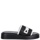 DKNY</br>DKNY ORION LOGO MESH K1643577-005 Γυναικεία Platforms Mules Μαύρο/Λευκό