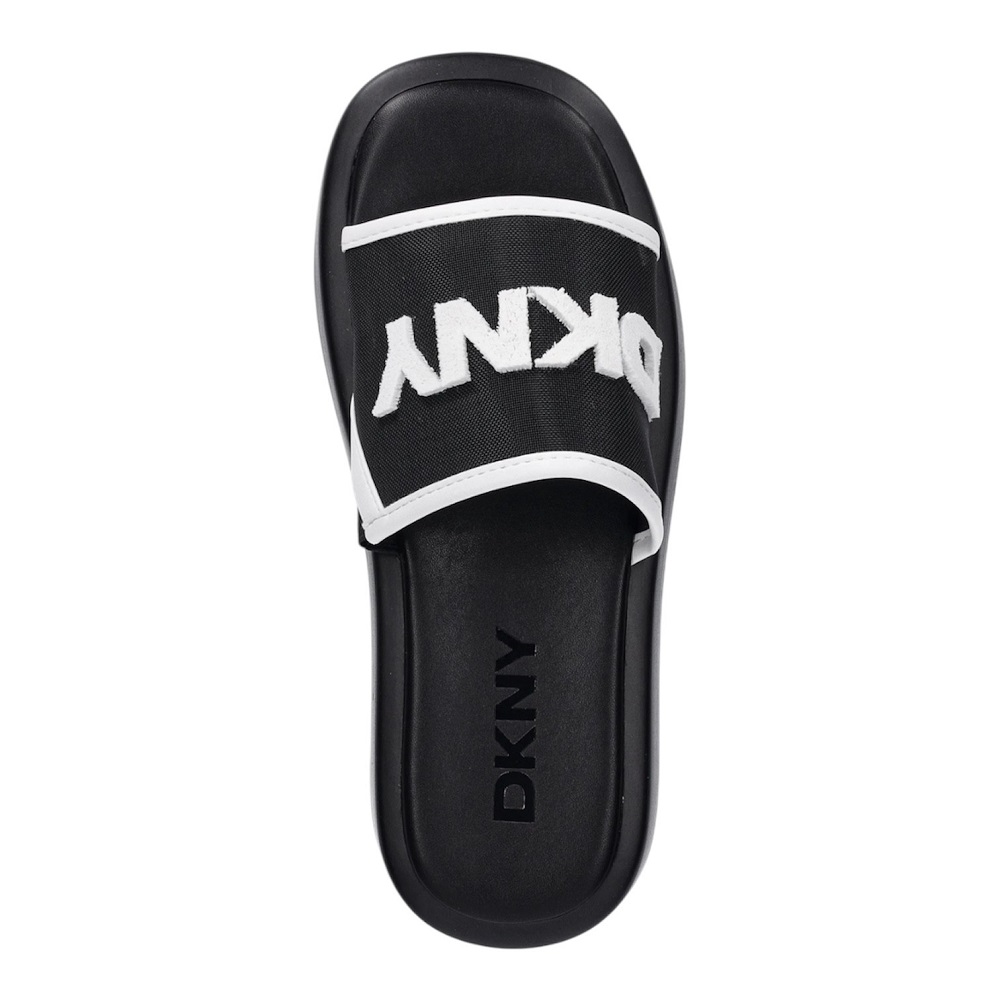 DKNY</br>DKNY ORION LOGO MESH K1643577-005 Γυναικεία Platforms Mules Μαύρο/Λευκό