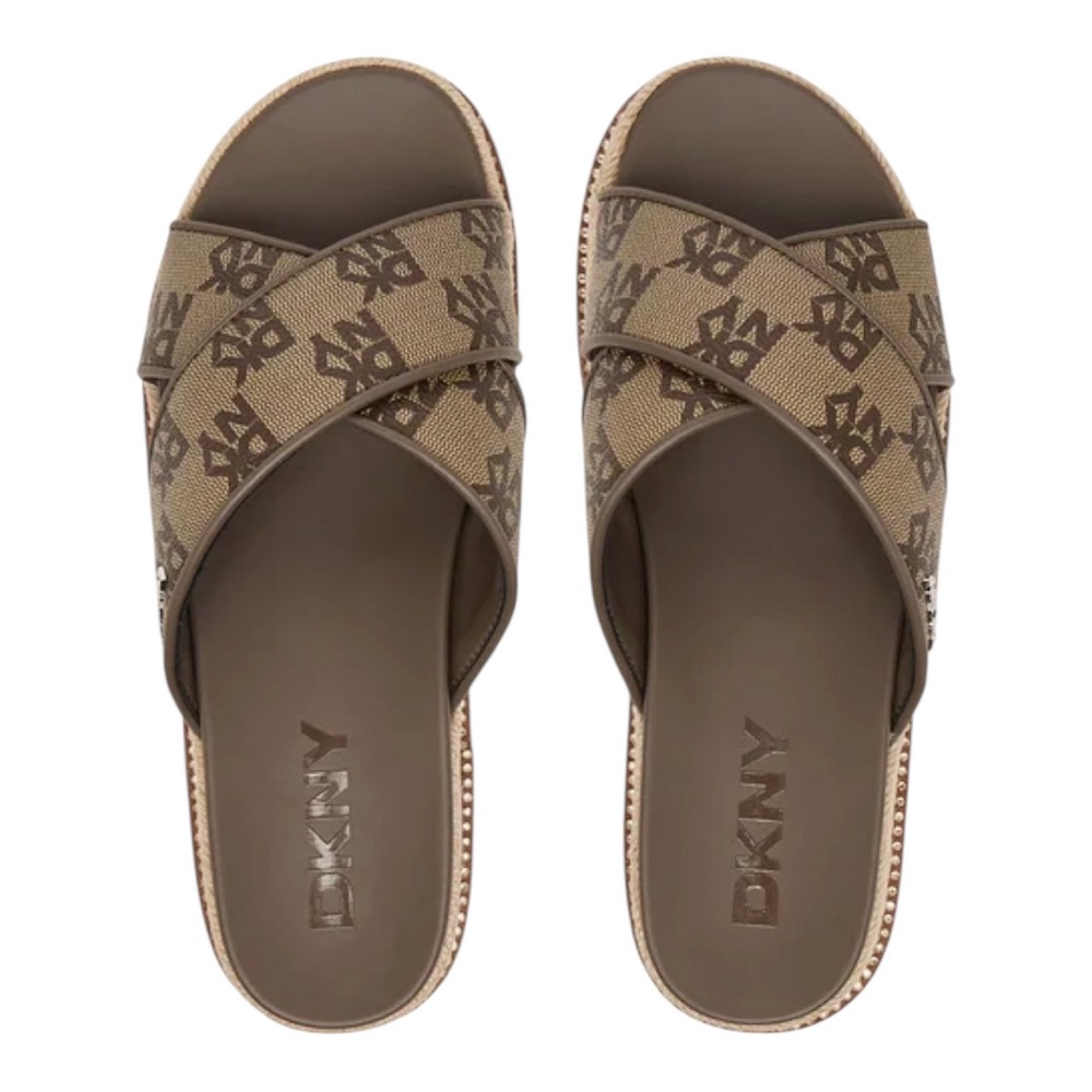 DKNY</br>DKNY BERRIS K1666574-CHI Γυναικεία Platforms Mules Καφέ