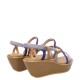 CAMPER</br>Γυναικεία Πλατφόρμα Ταμπά Μωβ Δέρμα K200082-003 DAMAS Camper
