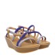 CAMPER</br>Γυναικεία Πλατφόρμα Ταμπά Μωβ Δέρμα K200082-003 DAMAS Camper