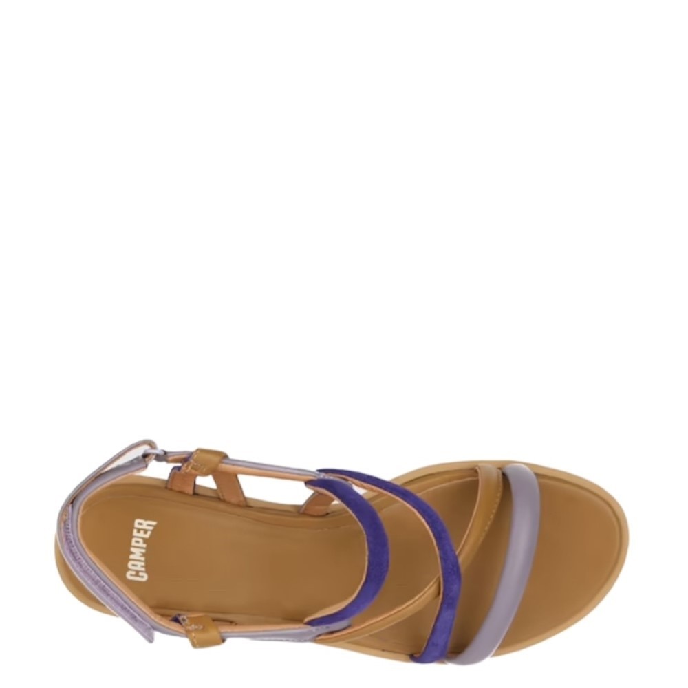 CAMPER</br>Γυναικεία Πλατφόρμα Ταμπά Μωβ Δέρμα K200082-003 DAMAS Camper