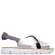CAMPER</br>Γυναικεία Πέδιλα Ασημί Δέρμα K200157-011 ORUGA SANDAL Camper