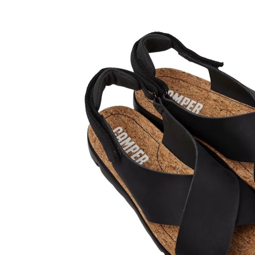 Camper K200157-022 ORUGA SANDAL Γυναικεία Πέδιλα Μαύρο Δέρμα Camper K200157-022 ORUGA SANDAL Γυναικεία Πέδιλα Μαύρο Δέρμα