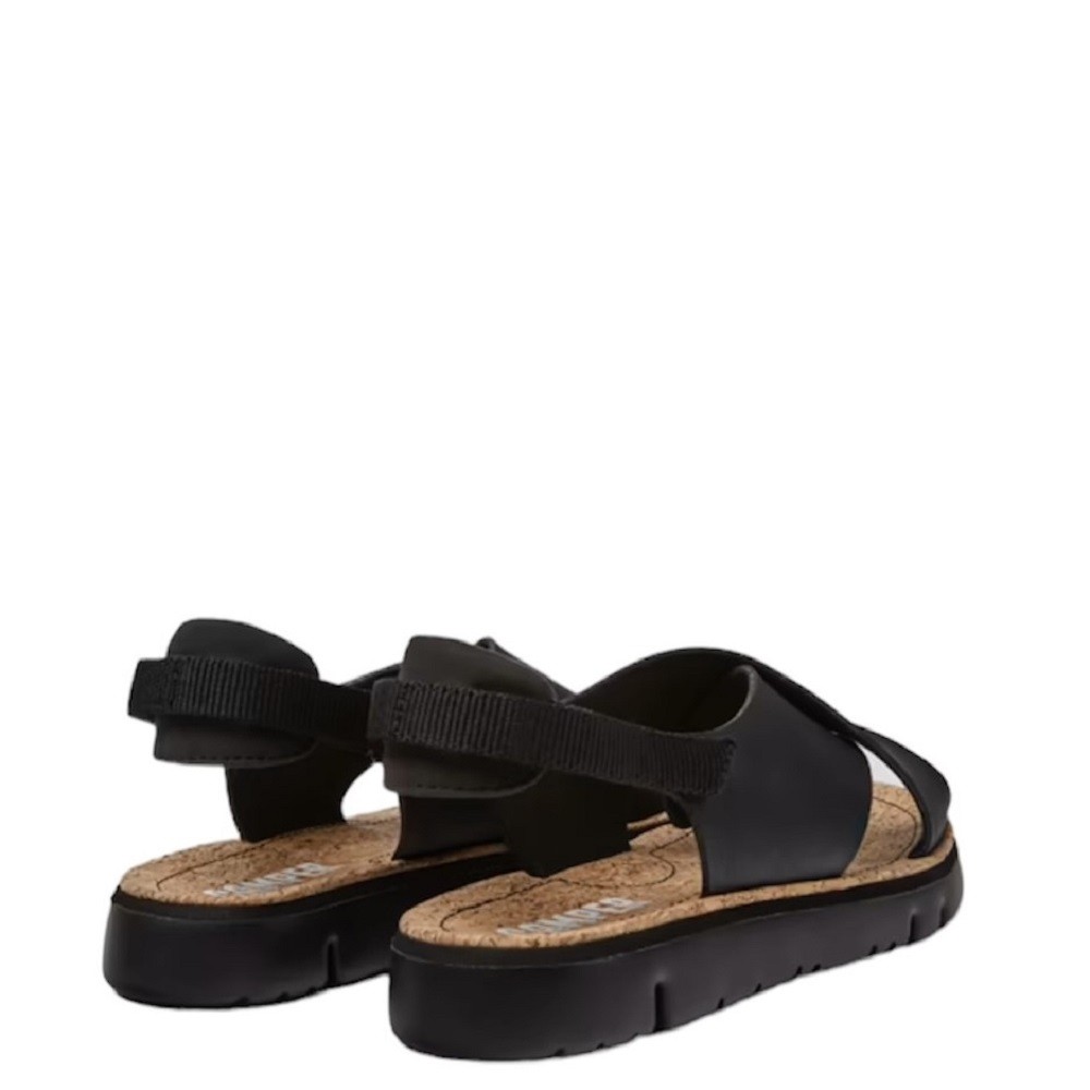 CAMPER</br>Γυναικεία Πέδιλα Μαύρο Δέρμα K200157-022 ORUGA SANDAL Camper