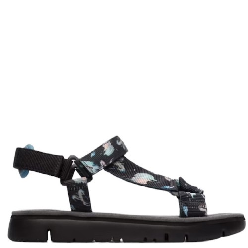 Camper K200356-006 ORUGA SANDAL Γυναικεία Σανδ΄΄άλια Μαύρο