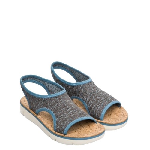 Camper K200360-003 ORUGA SANDAL Γυναικεία Πέδιλα Γκρι/Μπλε Camper K200360-003 ORUGA SANDAL Γυναικεία Πέδιλα Γκρι/Μπλε