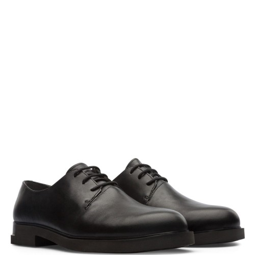 Γυναικεία Μοκασίνια Μαύρο Δέρμα IMAN K200685-001 Camper