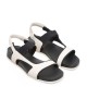 CAMPER</br>Camper K200804-001 ATONIK Γυναικεία Σανδάλια Εκρού/Μαύρο Δέρμα