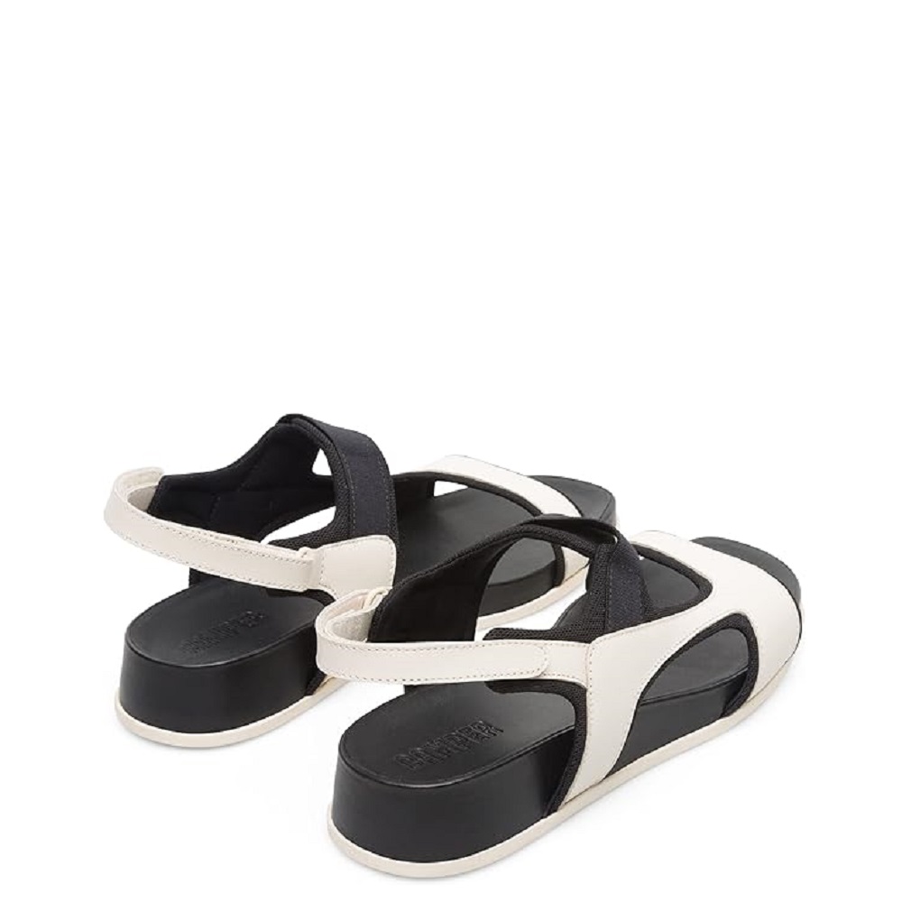 CAMPER</br>Camper K200804-001 ATONIK Γυναικεία Σανδάλια Εκρού/Μαύρο Δέρμα