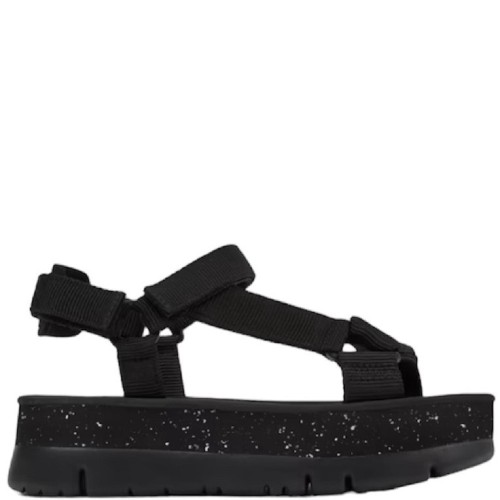 Camper K200851-004 ORUGA UP Γυναικεία Πέδιλα Μαύρο