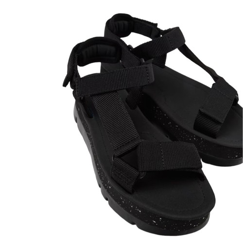 Camper K200851-004 ORUGA UP Γυναικεία Πέδιλα Μαύρο