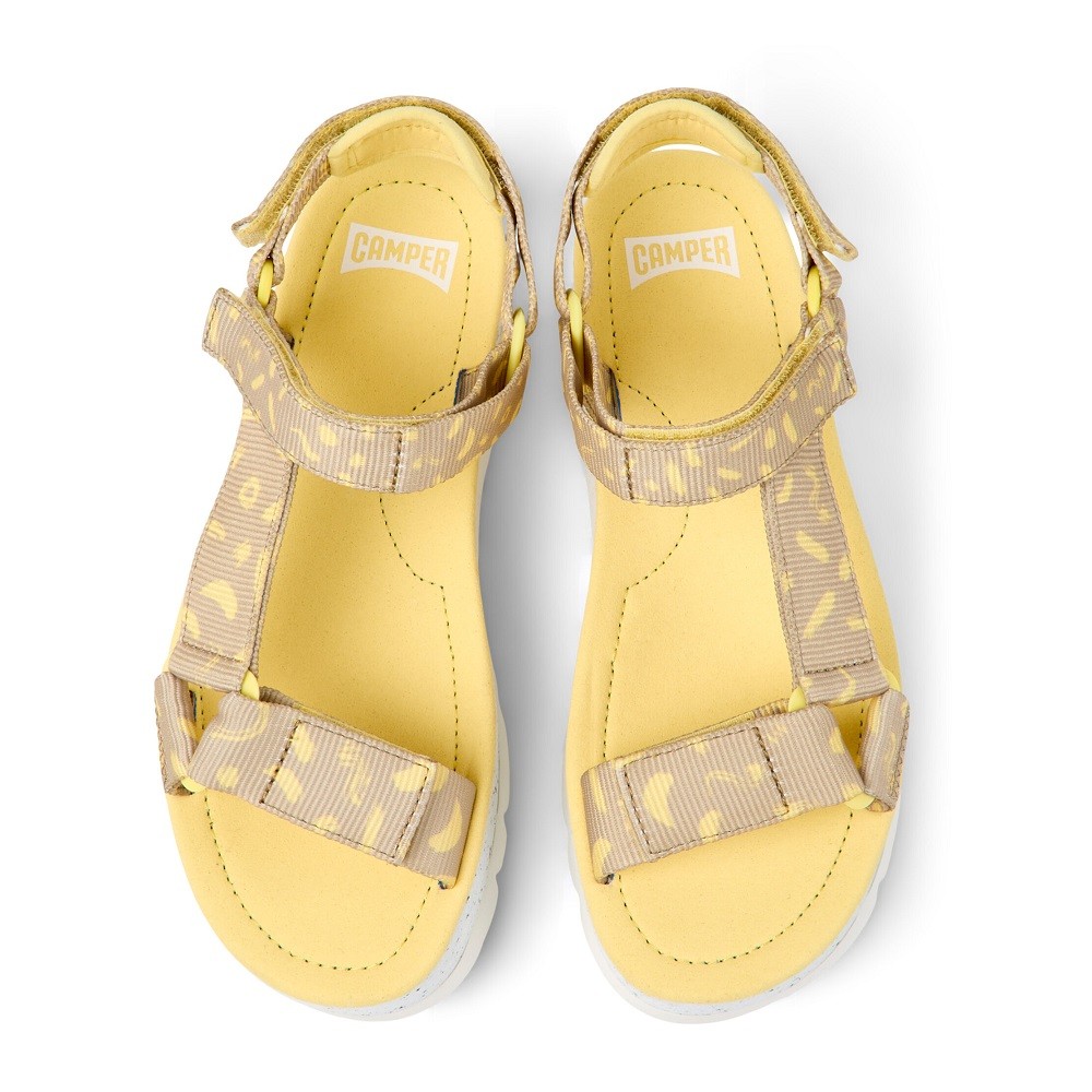 CAMPER</br>Γυναικεία Πέδιλα Κίτρινο K200851-018 ORUGA UP Camper