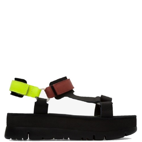 Camper K201037-003 ORUGA UP Γυναικεία Πέδιλα Πολύχρωμο Δέρμα