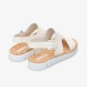 CAMPER</br>Γυναικεία Πέδιλα Εκρού Δέρμα  K201038-002 ORUGA SANDAL Camper