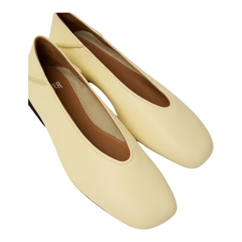 Camper K201253-046 CASI MYRA Γυναικεία Loafers Κίτρινο Δέρμα Camper K201253-046 CASI MYRA Γυναικεία Loafers Κίτρινο Δέρμα