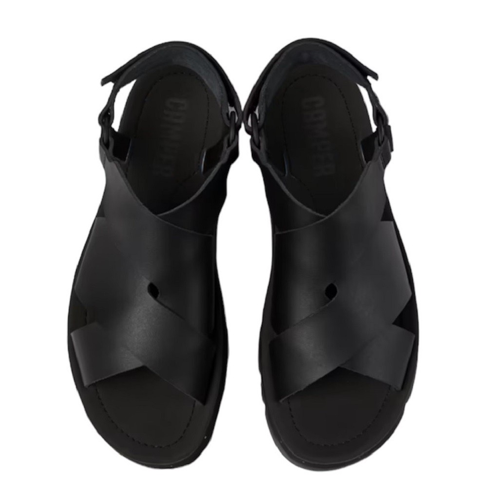 CAMPER</br>Γυναικεία Πέδιλα Μαύρο Δέρμα K201399-001 ORUGA UP Camper
