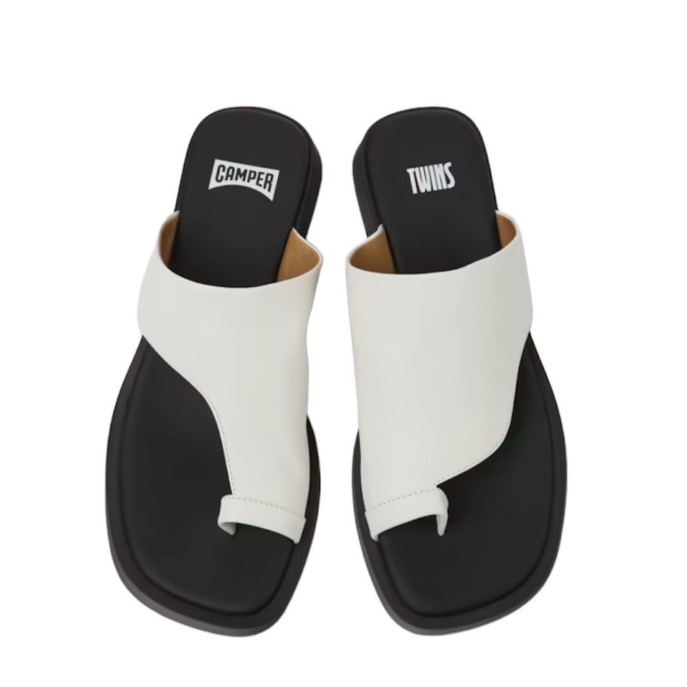 CAMPER</br>Γυναικεία Mules Λευκό Δέρμα K201488-001 TWS Camper CAMPER</br>Γυναικεία Mules Λευκό Δέρμα K201488-001 TWS Camper