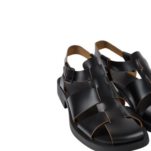 Γυναικεία Πέδιλα Μαύρο Δέρμα K201489-001 DANA Camper